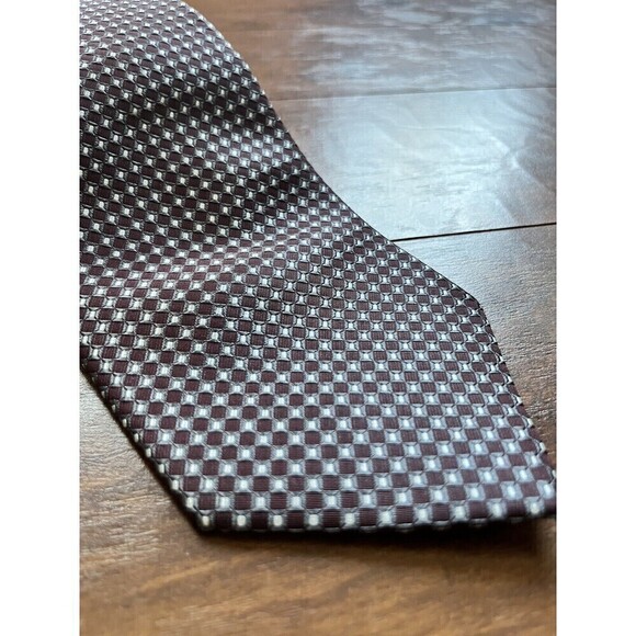 Pronto-uomo Mens 100% Silk Casual Printed Tie - Picture 2 of 5